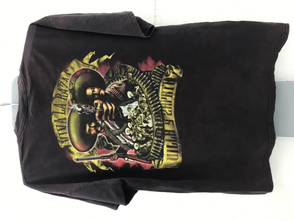 Vtg на рубашку машины VIVA LA RAZA VILLA ZAPATA |