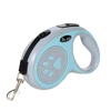 5M Nylon Dog Leash For Small Medium Dogs Automatic Retractable Pet Roulette Cute Paw Print French Bulldog Yorkshire Accessories 4