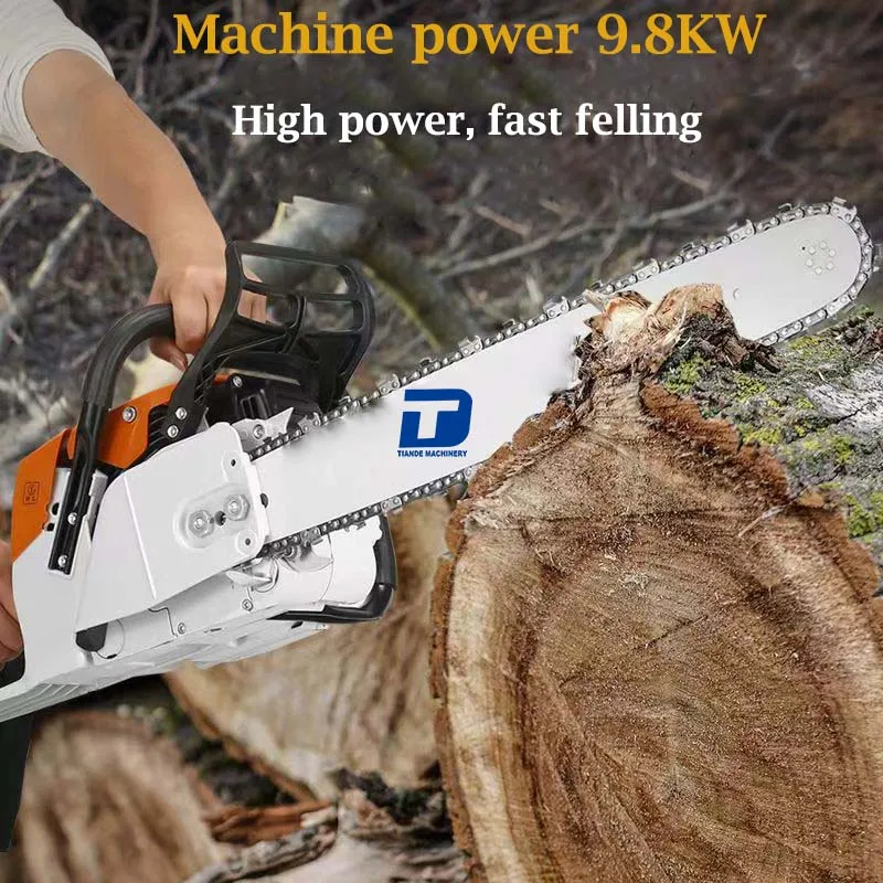 German Original Chainsaw Logging Saw MS381 Single Hand Saw Genuine