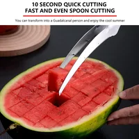 Machine de découpe de pastèque, trancheuse de pastèque d'été, trancheuse multifonctionnelle à main sale pour outils de cuisine de Melon 1