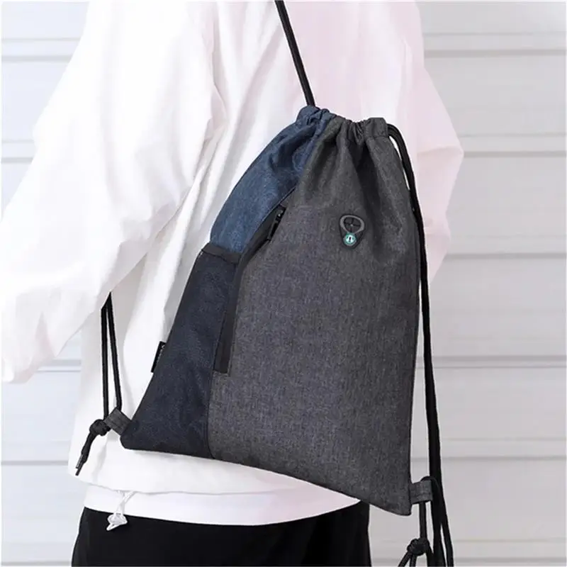 Drawstring Backpack Fashion Casual Unisex for Men Women