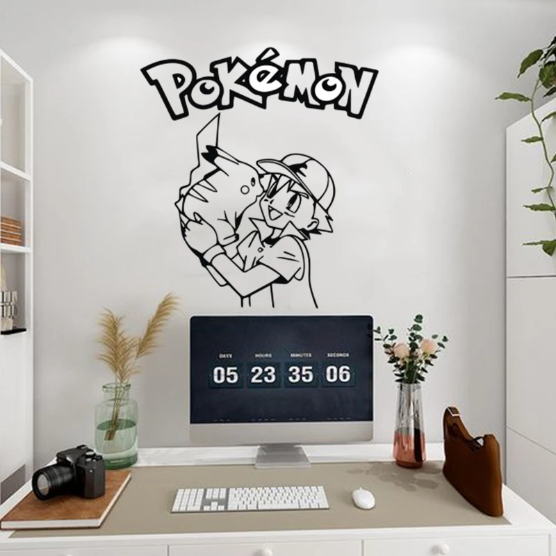 Wall Sticker Decorative Pokemon Wall Stickers Kids Pokemon Wall