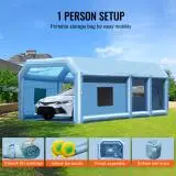 Inflatable Paint Booth SucceBuy Inflatable Paint Booth Inflatable Spray Booth with Powerful Blowers and Air Filter System Portable Car Paint