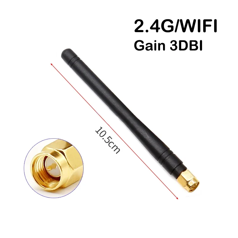 1pcs 2.4G WiFi Antenna Bluetooth ZigBee Signal Booster 4dbi External High Gain A