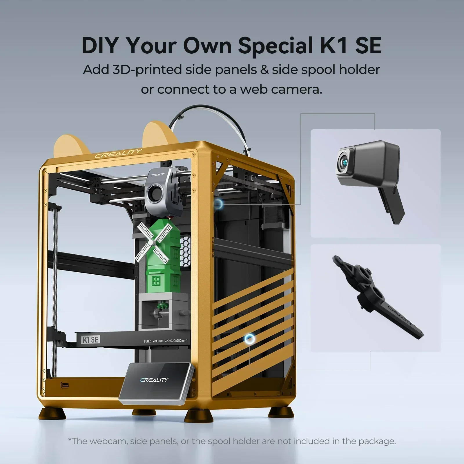 Imprimante 3D officielle Creality K1 Max, 600 mm/s haute vitesse d'impression avec caméra AI et