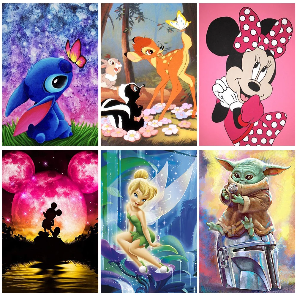 

Настенная Картина на холсте Disney мультяшный Бэмби, скандинавские плакаты и принты, настенные картины для декора гостиной