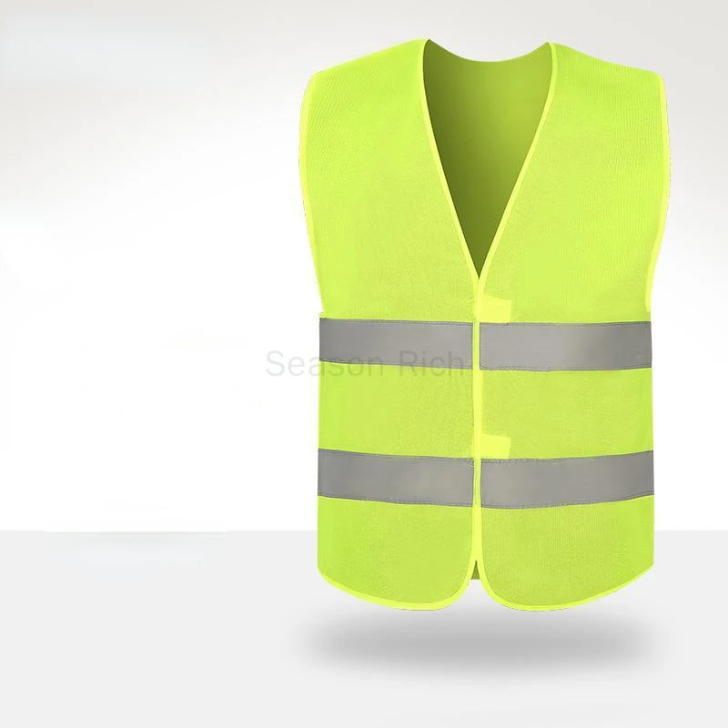Safety Vest Reflective Strip Fluorescent Mesh High Visibility - Image 5