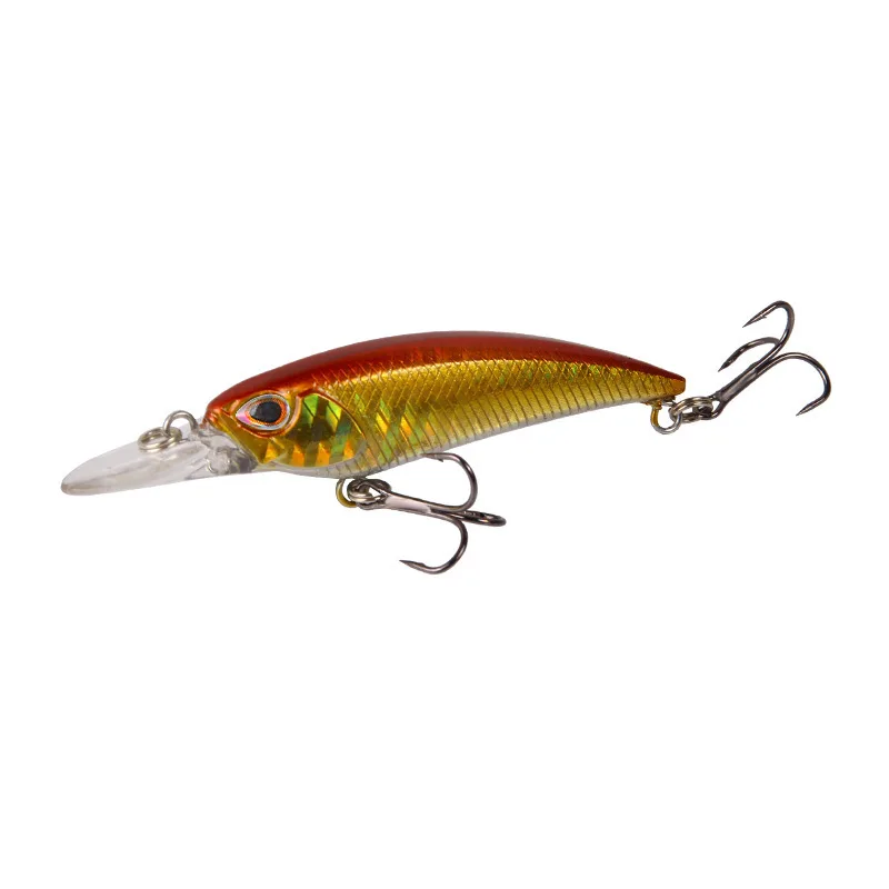 1 Stück 7,5 cm 5,1 g Schwimmender Long-Tongue Minnow Köder Angelköder Jerkbaits Künstlicher Köder Wobbler für Forelle, Barsch, Karpfen – Detail 9