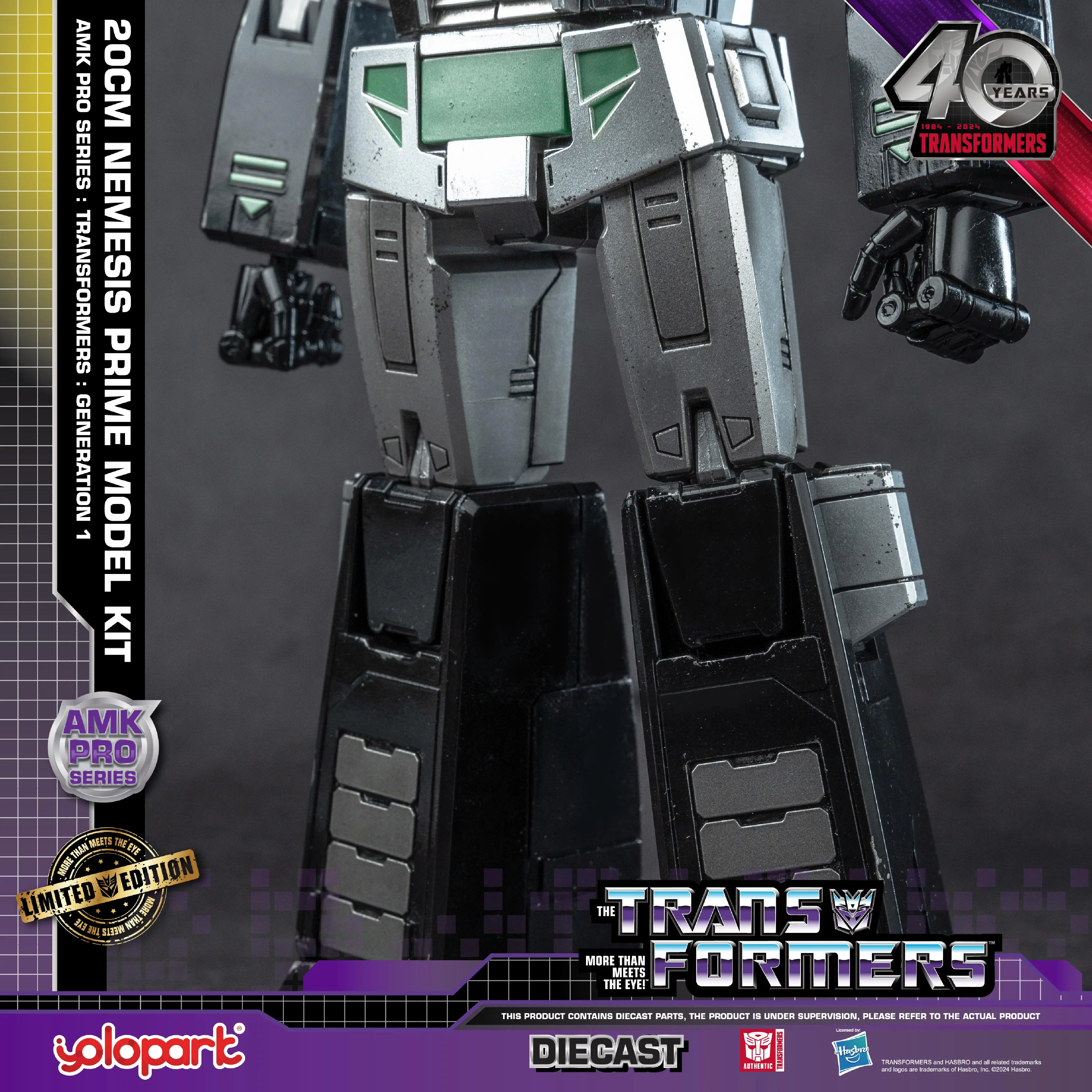 YOLOPARK Transformers G1 Nemesis Prime фигурка | AliExpress