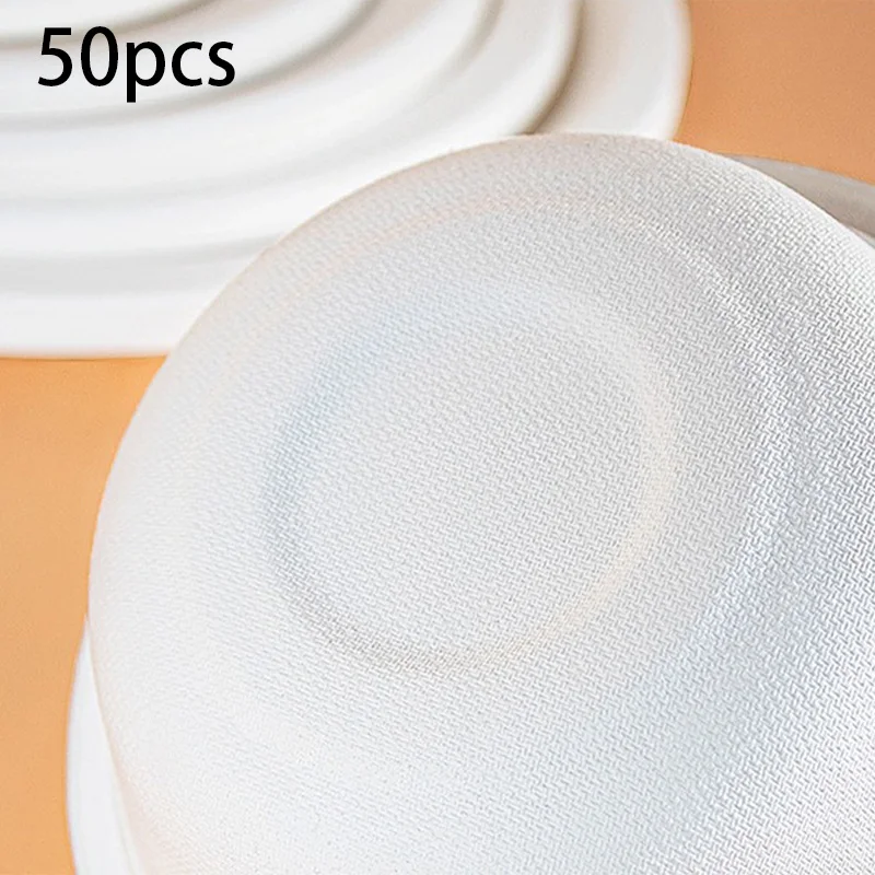 50 Pcs 13x10cm Sugarcane Pulp Bowls, Biodegradable Disposable Soup Noodle Bowls, Eco-Friendly Tableware 5