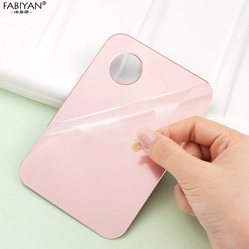Acrylic Palette Rod Makeup Mixed Tools Nail Art Polish Mixing Plate Foundation Eyeshadow makeup tools makeup mixing palette makeup mixing tool beauty supplies