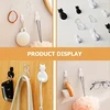 10PCS Cartoon Cat Hooks Self Adhesive Cat Decoration Keychain Hooks Removable Self-Adhesive Hooks For Hanging Towels Bathroom, 5