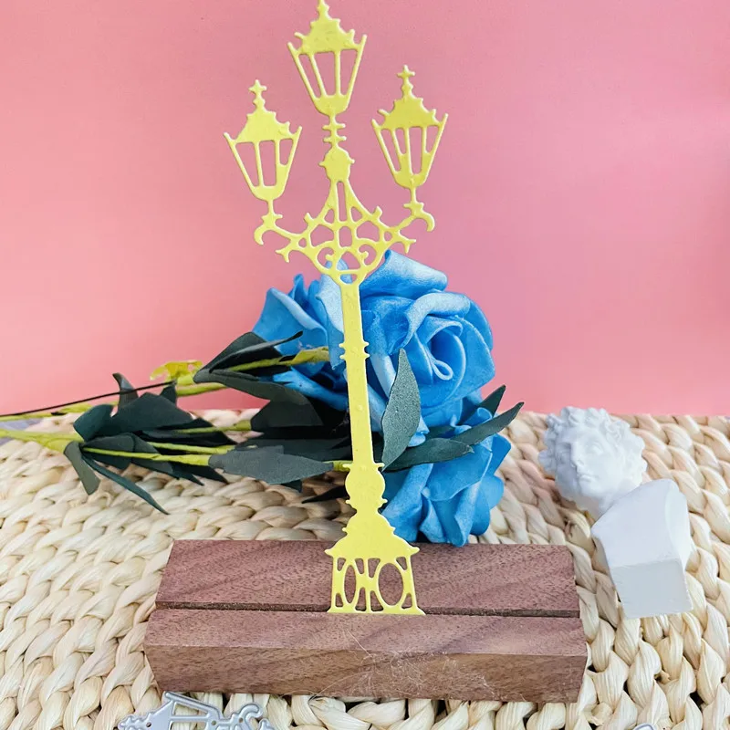 Street Light Bulb Decoration Die Metal Cutting Dies Diy Scrapbook Paper Cards Embossing Craft Die Cut Handmade Craft