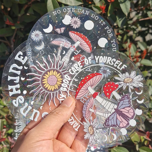 Flower Sun Catcher Sticker — Bball Y'all | Sun Catchers, Stickers, Art  Prints