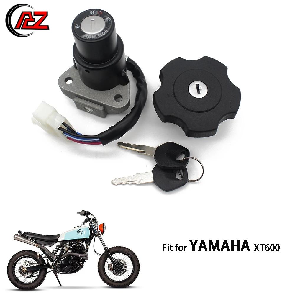 

For Yamaha XT225 Serow225 XT600 90-95 TW200 DT200 DT200R Motorcycle Ignition Switch Gas Fuel Tank Cap Cover Seat Lock W/ Key