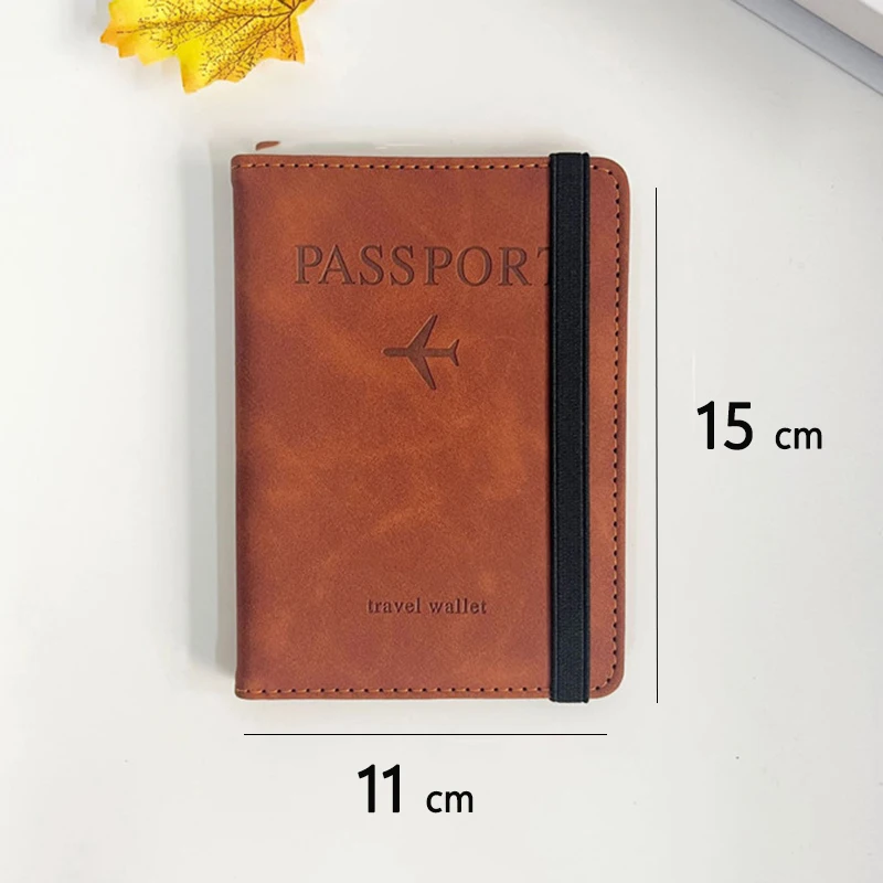 RFID Blocker Passport Holder & Travel Wallet – Slim, Multi-Function Card Holder