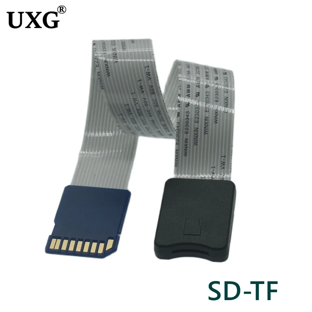 10CM 25CM 48CM 60CM SD card to TF Flexible Card Extension cable Adapter reader micro sd to sd adapter usb extension cable connector extension cable memory card reader