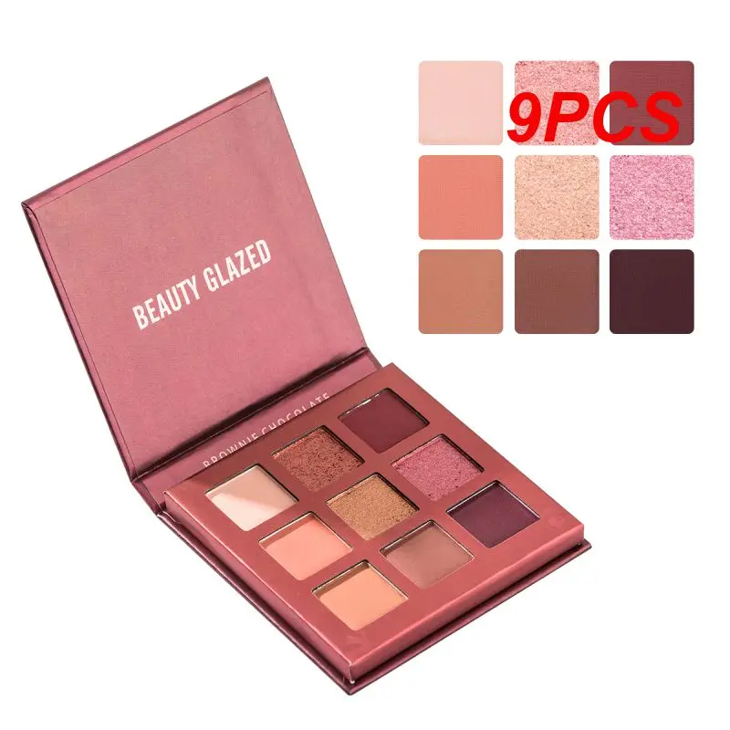 

9PCS Eyeshadow Palette Essential Highly Pigmented Long-lasting Easy To Versatile Shades Affordable Eye Makeup B51