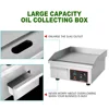 Stainless Steel Meat Electric Grill Commercial Electric Griddle Desktop Flat Grill Automatic Thermostat Griddle 5
