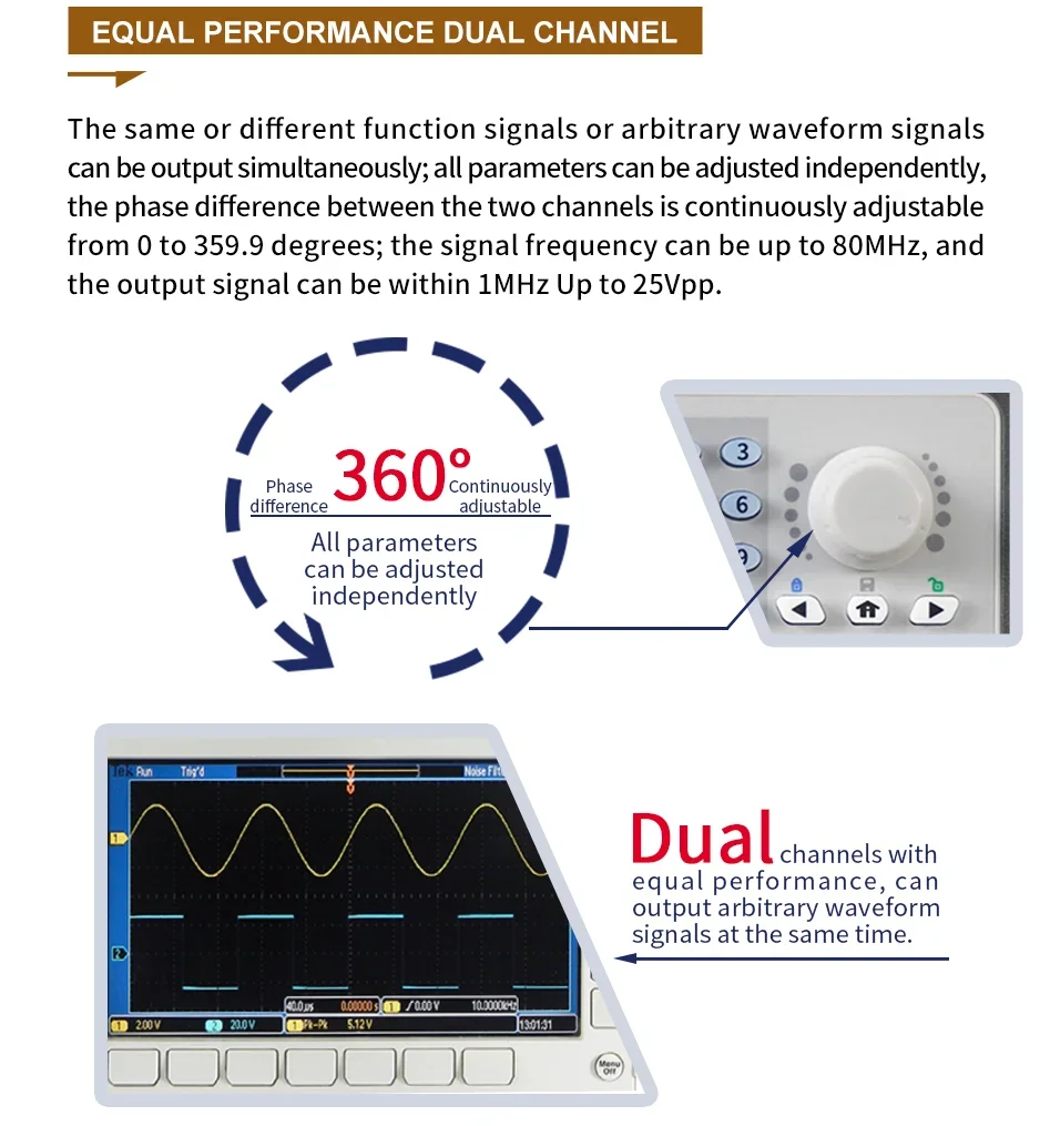 JUNTEK PSG9060 PSG9080 High-Precision Programmable Power Supply | Dual Channel 3