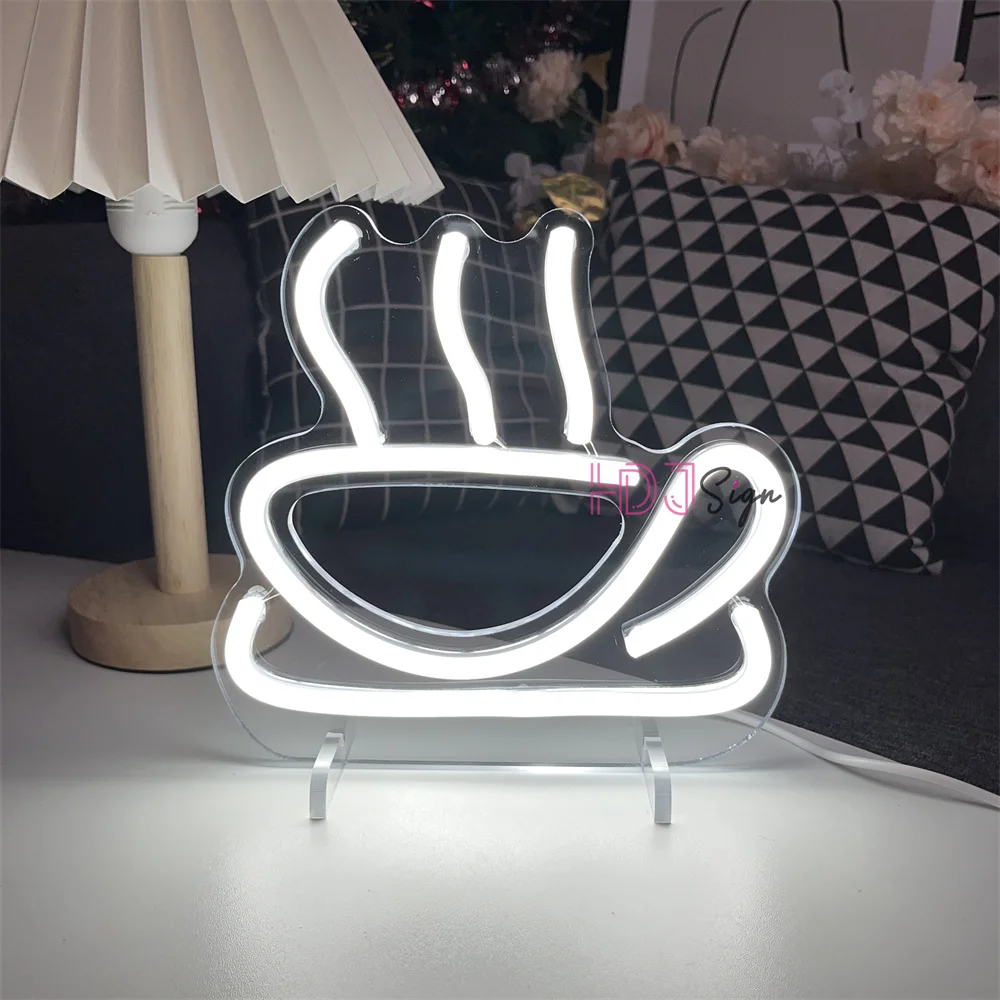 Coffee Neon Led Sign Wall Decor Bar Cafe Neon lights Sign Decoration Bedroom for Room Coffee Shop Bar Restaurant Neon Lamps