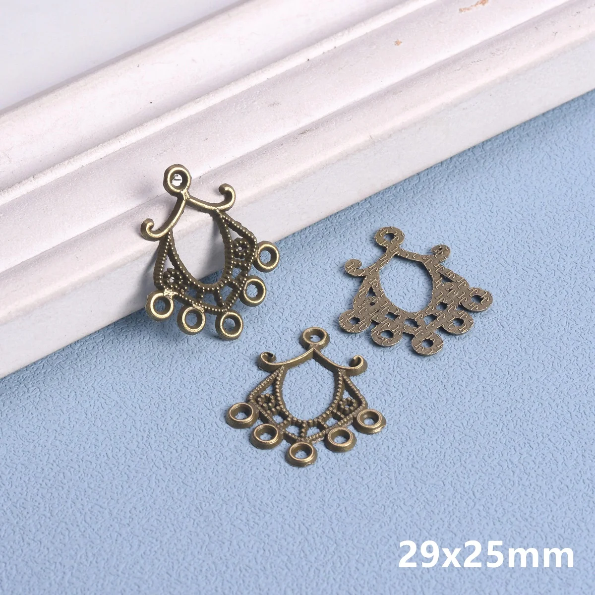 SUNNYCLUE 1 Boîte 60 Pièces 10 Styles Connecteurs En Filigrane