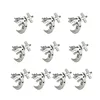 10pcs/lot Stage Light Fold Hook Stage Lighting Clamp Aluminum Steel Truss Folding Beam Black Silver White Light Hooks 1
