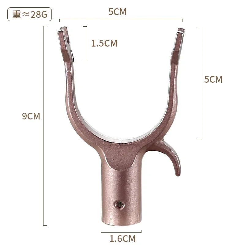 1pcs Aluminium Alloy 3 Colors Clothes Rack Durable Home Accessories Laundry Hanging Fork Portable Clothes Airing Fork Support
