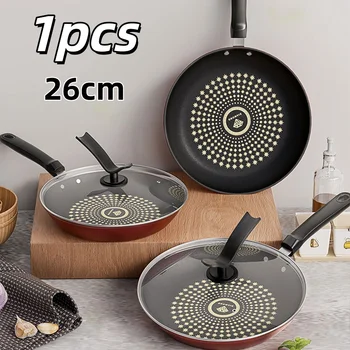 26cm Cast Iron Omelette Pan Multi Functional Non-Stick Frying Pans Easy To Clean Gas Stove Compatible Kitchen Cooking Utensils