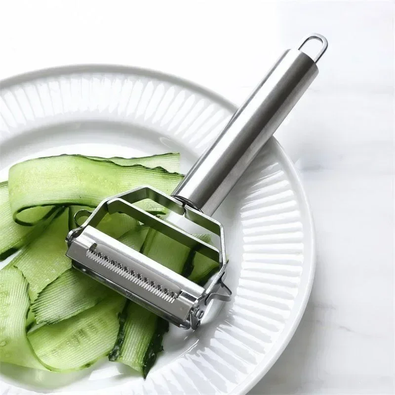 1PC Stainless Steel Peeler And Grater Household Potato Scraper Multifunctional Fruit And Vegetable Peeler Grater Kitchen