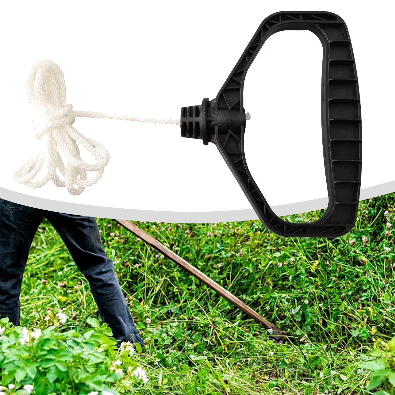 

Secure Grip Durable Material Easy Installation Pull Start Starter Recoil Handle Cord Grip for Blower Mower 7723