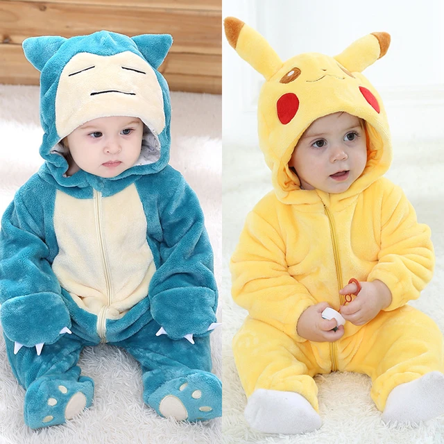 Romper Pikachu Pokemon (3 A 9 Meses) Menino Bebês Fantasia