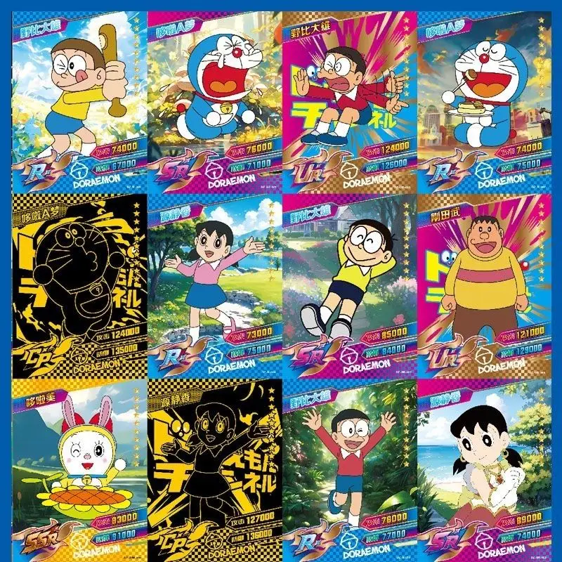 2025 New Doraemon Cards Full Foil Cards Tinker Bell Robot Cats