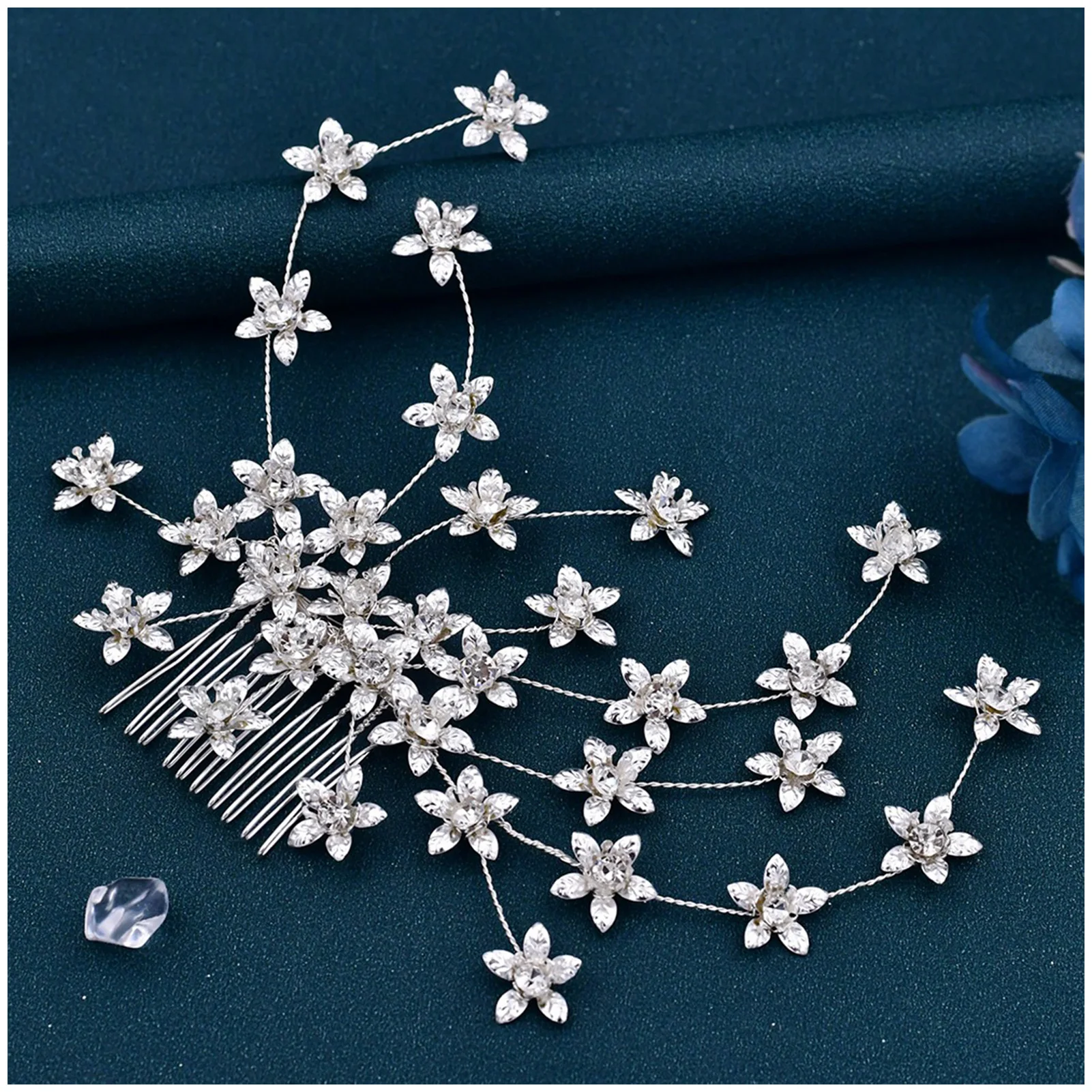 

Гребень для волос ручной работы для девочек, блестящий U-образный гребень с сильной фиксацией, заколка для женщин, повседневный головной убор, ювелирные изделия