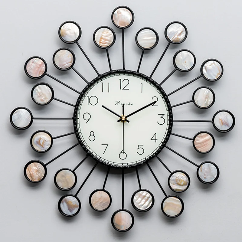 

Kitchen Decorative Wall Clock Modern Design Creative Silent Luxury Wall Clock Electronic Watches Reloj De Pared Room Decor