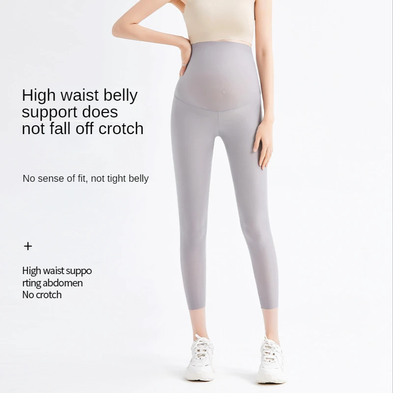 Maternity Wear Maternity Pants Thin Summer Out Er Wear Leggings Cropped Pants Summer Pregnant Women Leggings Pregnancy Clothes