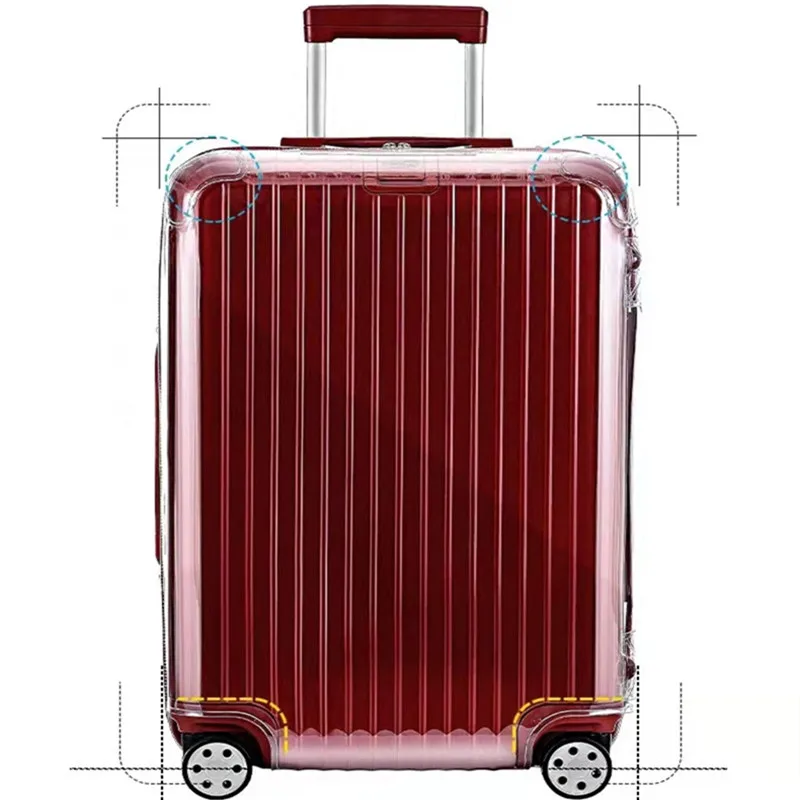 Luggage Cover for Rimowa Essential Suitcase Protector Covers PVC Clear Dustproof Protecter Cases 20"22"24"28"30"33"