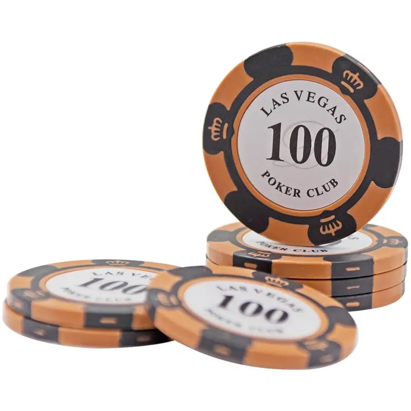 Texas Hold'em Chip Coin Baccarat Plastic Card Chess Room Special Token Money Chip Cards Used for Playing Mahjong