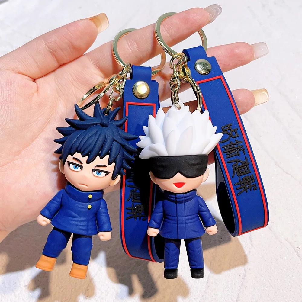 Jujutsu Kaisen Anime Action Figure Cute Keychain Gojo Satoru