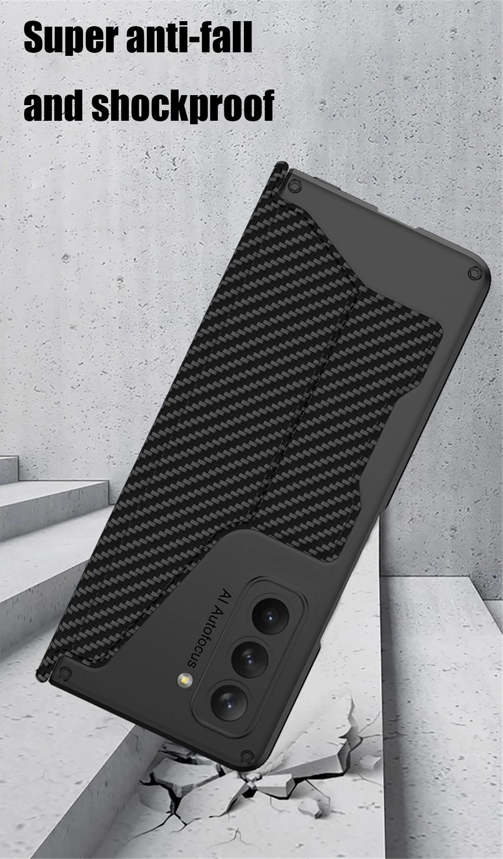 Mit S Pen Card Slot Halter Für Samsung Galaxy Z Fold 5 5G Kamera Bildschirm Schutz Stoßfest Telefon Fall coque Fundas_voghion.com