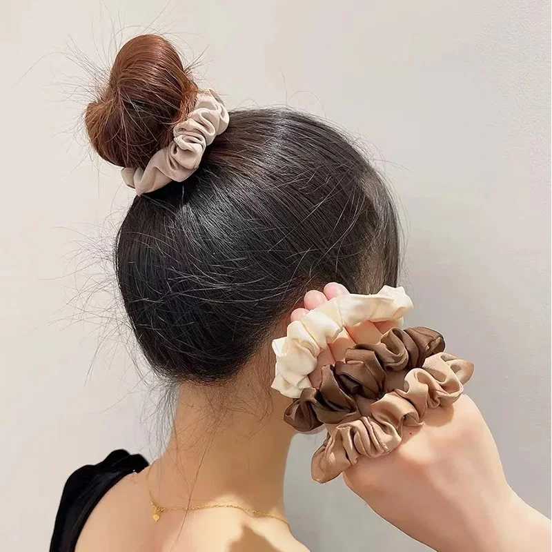 Silk Hair Loop Tie Rope for High Ponytail