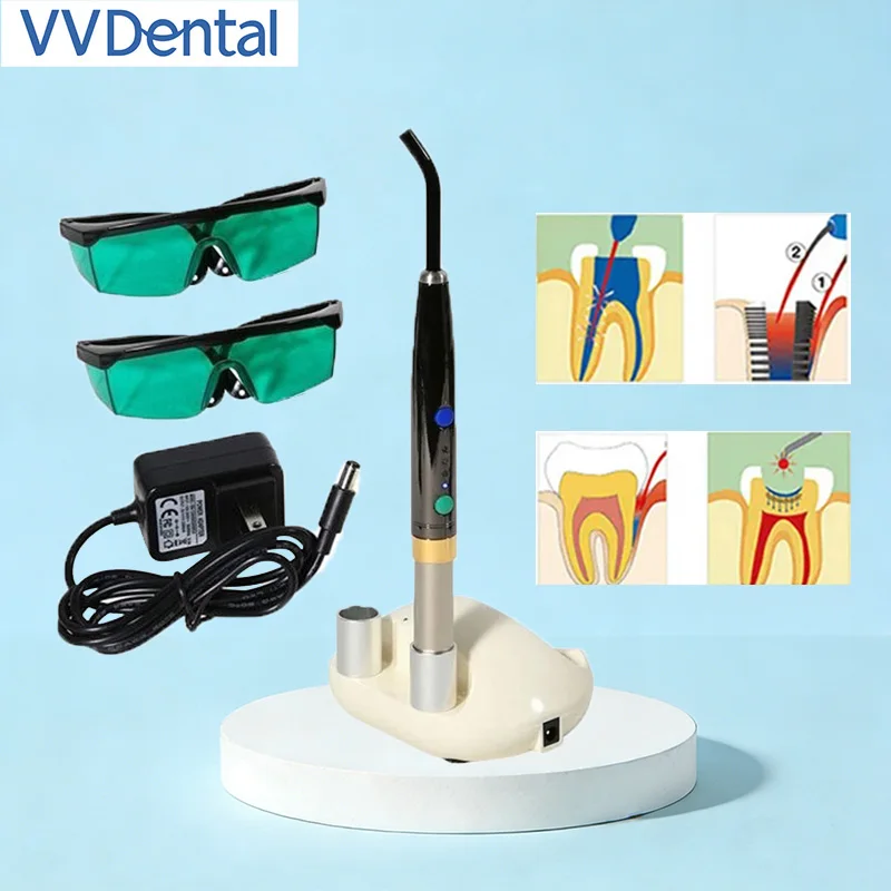 Kabelloses F3WW Dental-Diodenlaser-System, Photoaktivierter Heillaser-Stift, Orale Weichgewebe-Lampe, Perio-Endo-Chirurgisches Licht