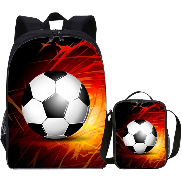  Lunch Box for Kids Boys Girls Sport Soccer Lunch Bag