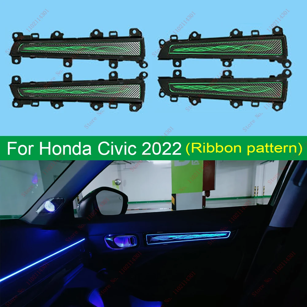 For 2022 Honda 11th Generation Civic / Style Carbon Fiber Luminous