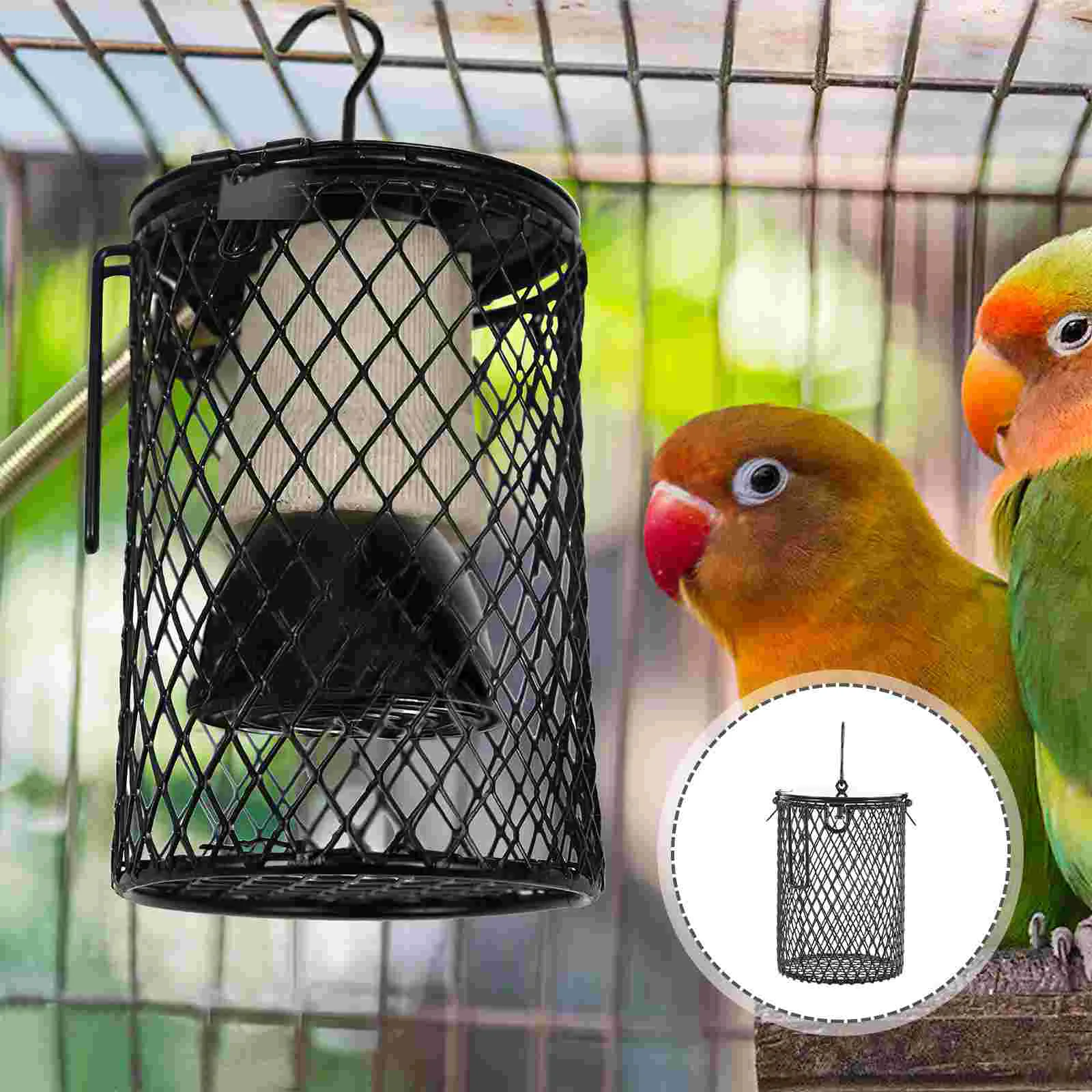 

Heater Lamp Grille Iron Lampshade Night Crawlers Warm Pet Cage Metal Anti-scalding Snake