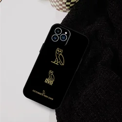Stylish Rapper Drake O - OvO OWL Shockproof Silicone Phone Case Cover - iPhone 12 Mini (-1)