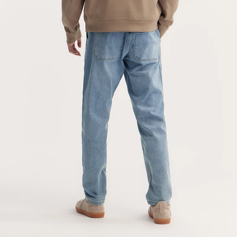 Semir Jeans Men Autumn Fashion Retro Skinny Long Pants Classic Versatile Commuter Trousers 6