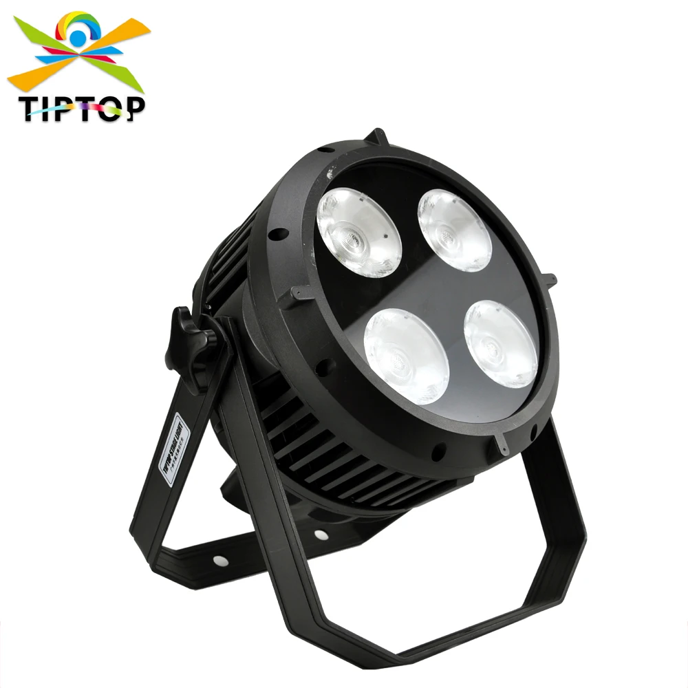 

Gigertop TP-P118 новая сценическая фотография 4x50 Вт ССБ Водонепроницаемый светодиодный Par Светильник теплый белый холодный белый цвет IP65 DMX512 управление линзой 35 градусов