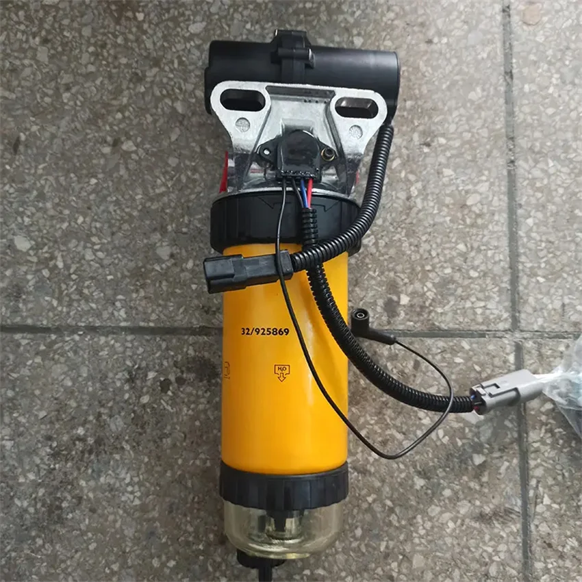 

12V Fuel Filter Assembly 32-925869 32/925869 With Hand Pressure Pump For JCB 210/220/240 Fuel Water Separator