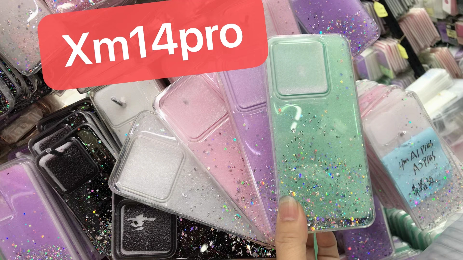 Роскошный Блестящий Прозрачный чехол для телефона Xiaomi 14 Pro, Мягкий противоударный чехол-бампер с кружевной бабочкой (art.: 3920c59e89bed) - 3920c59e89bed